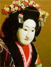 A 'musume' or maiden puppet head