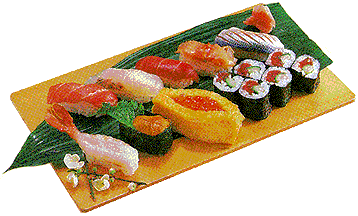 Sushi selection