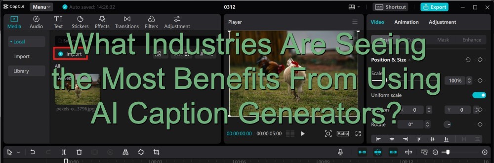 What Industries Are Seeing the Most Benefits From Using AI Caption Generators?