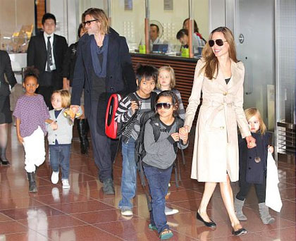 Brad Pitt, Angelina Jolie in Tokyo