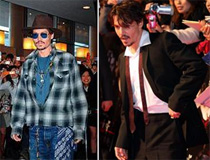 Johnny Depp in Japan