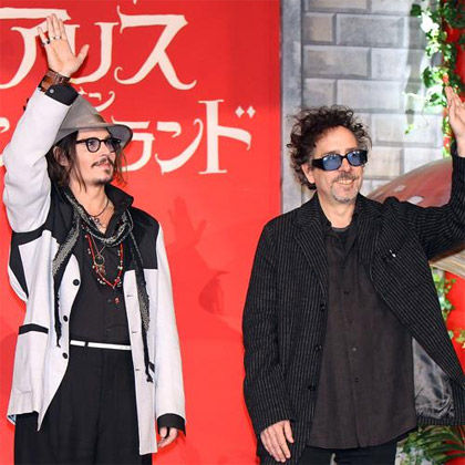 Johnny Depp, Tim Burton in Tokyo