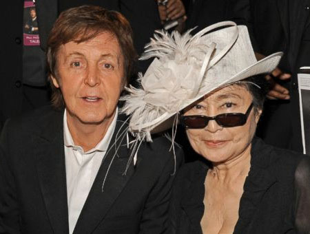 Paul McCartney and Yoko Ono