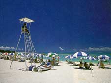 One of Okinawa Island's many beaches