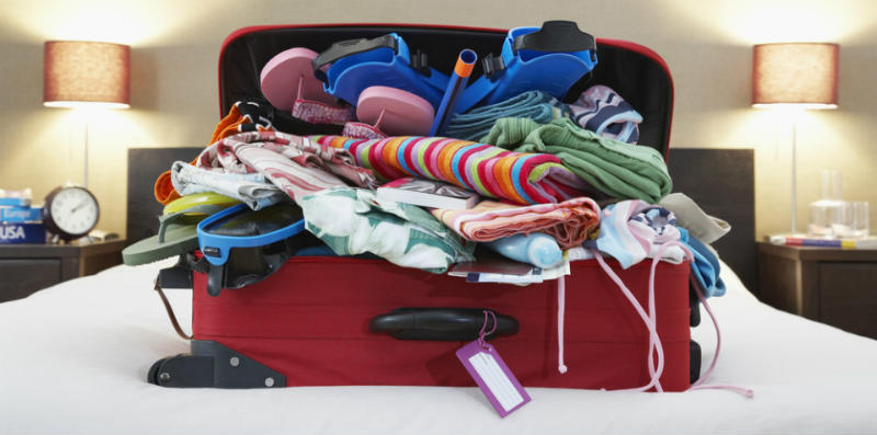 Don't overpack!